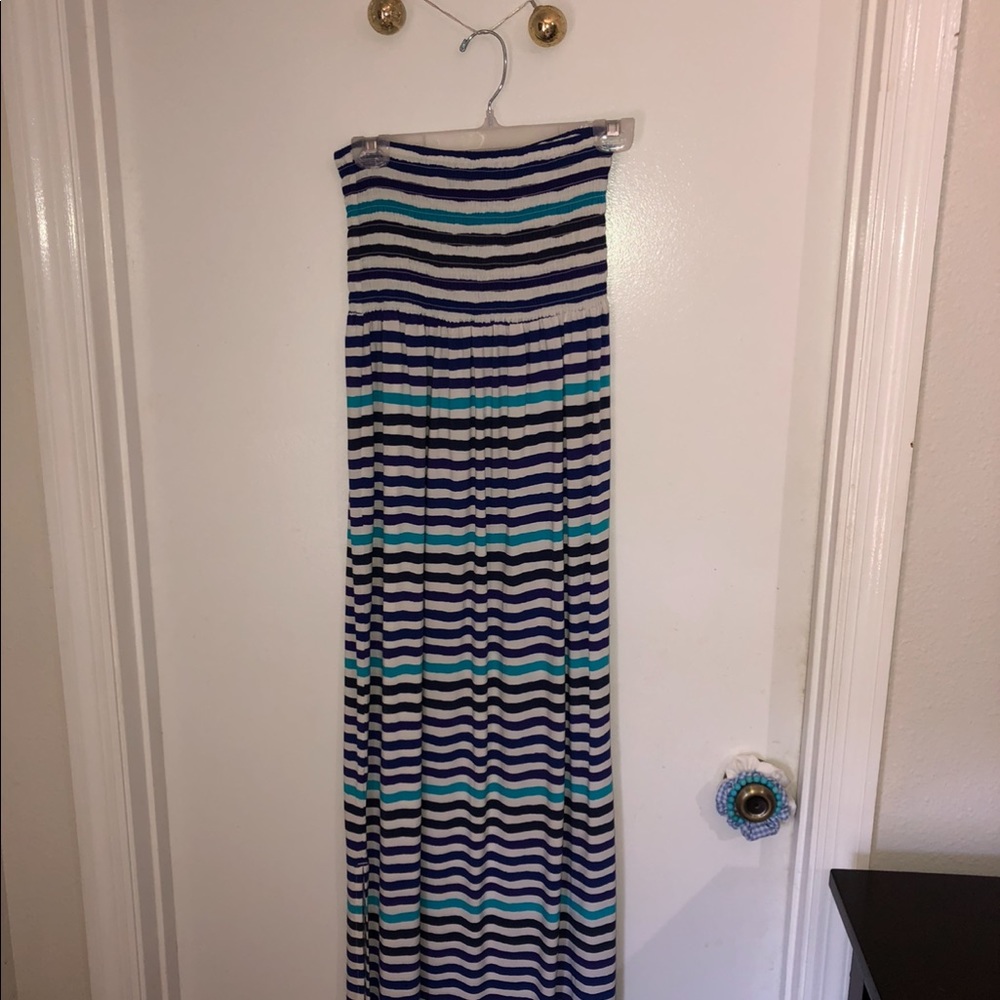 GAP tube top maxi dress